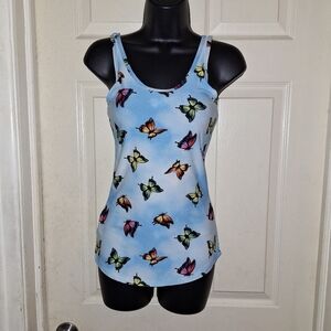 No boundaries butterfly print tank top size small